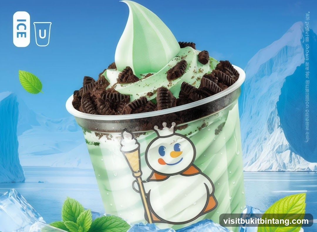 Mint Chocolate Chip Ice Cream Drink