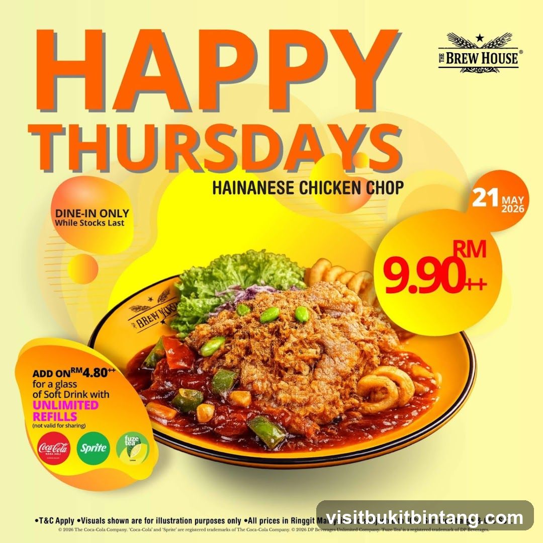 Happy Thursdays Hainanese Chicken Chop Promotion