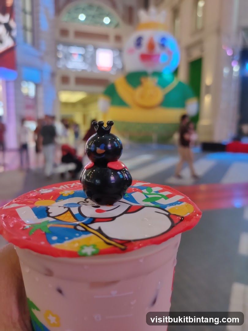 Drink with Topper and Festive Decoration