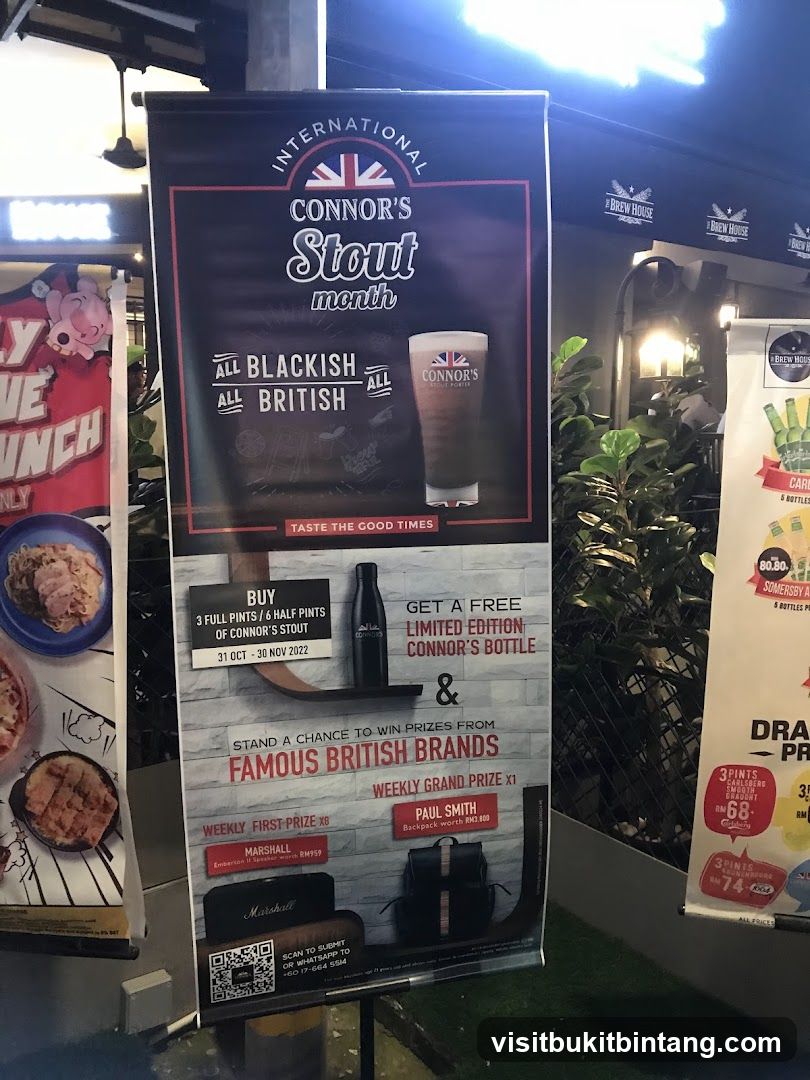 Connor's Stout Month Promotion