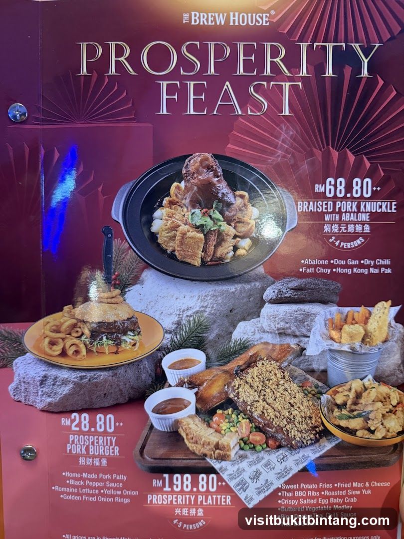 The Brew House Prosperity Feast