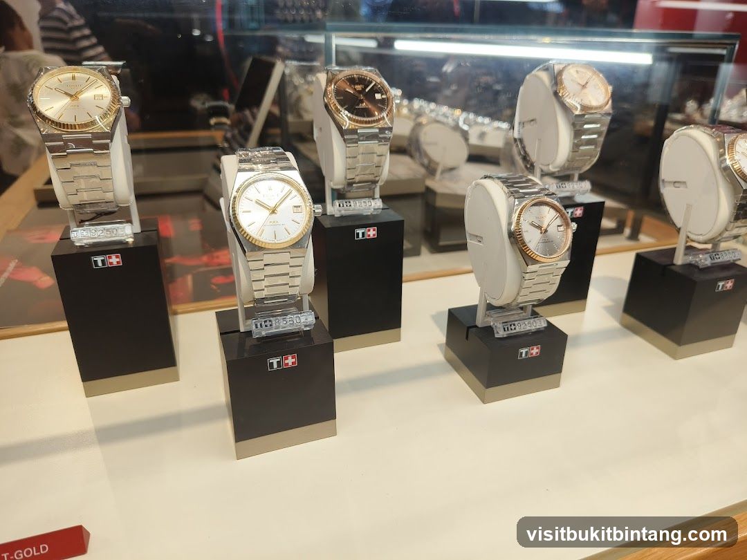 Tissot Watches Display