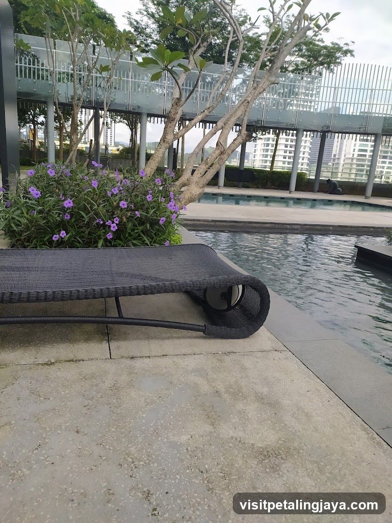 Poolside Lounge Area