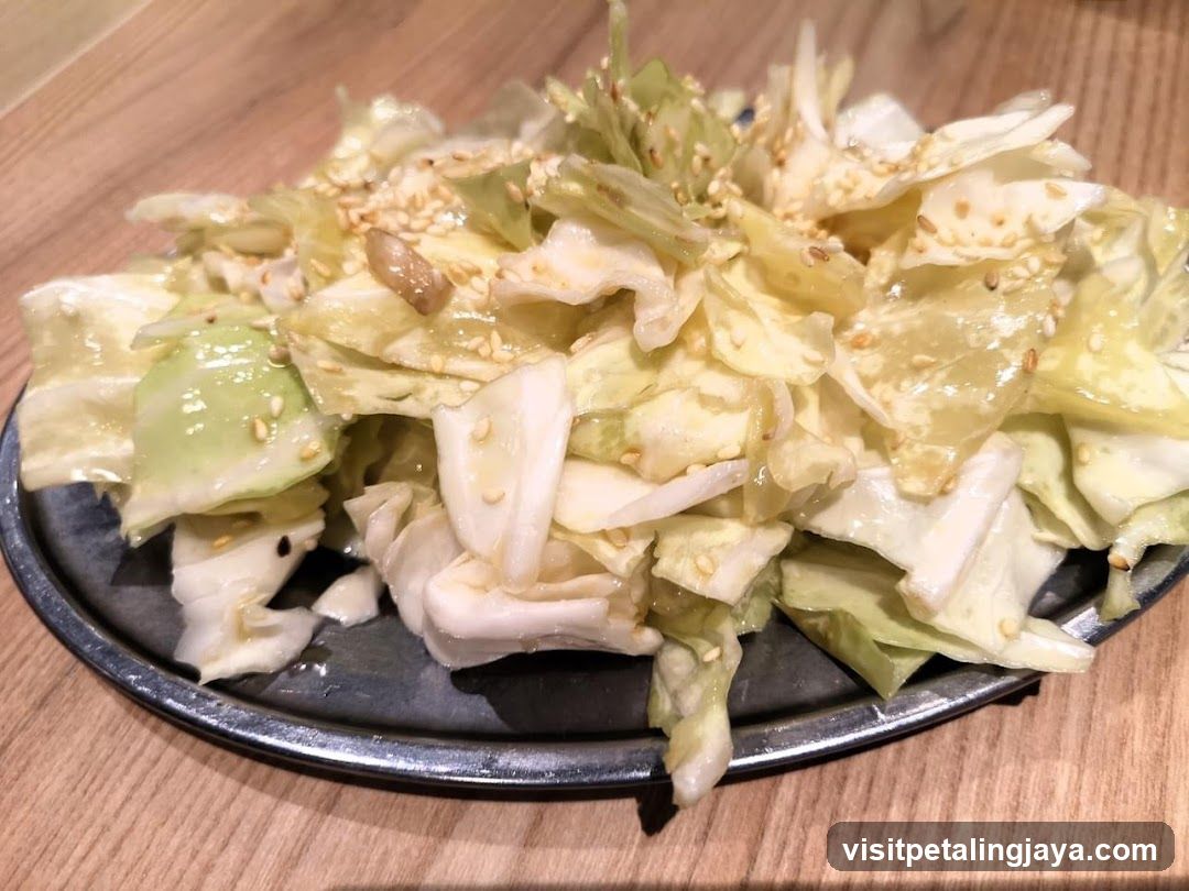 Cabbage Salad with Sesame Seeds