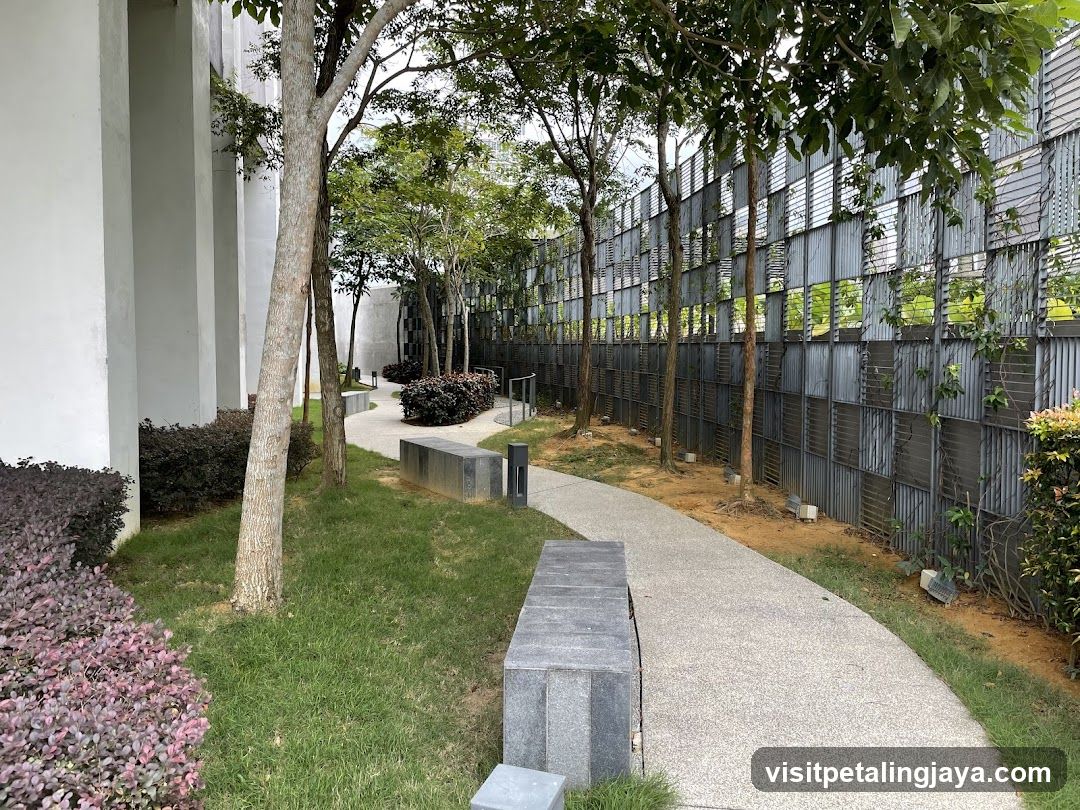 Landscape Pathway with Modern Wall