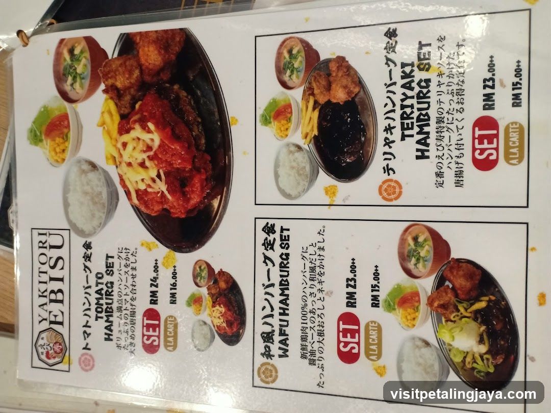 Yakitori Ebisu & Wafu Hamburg Menu