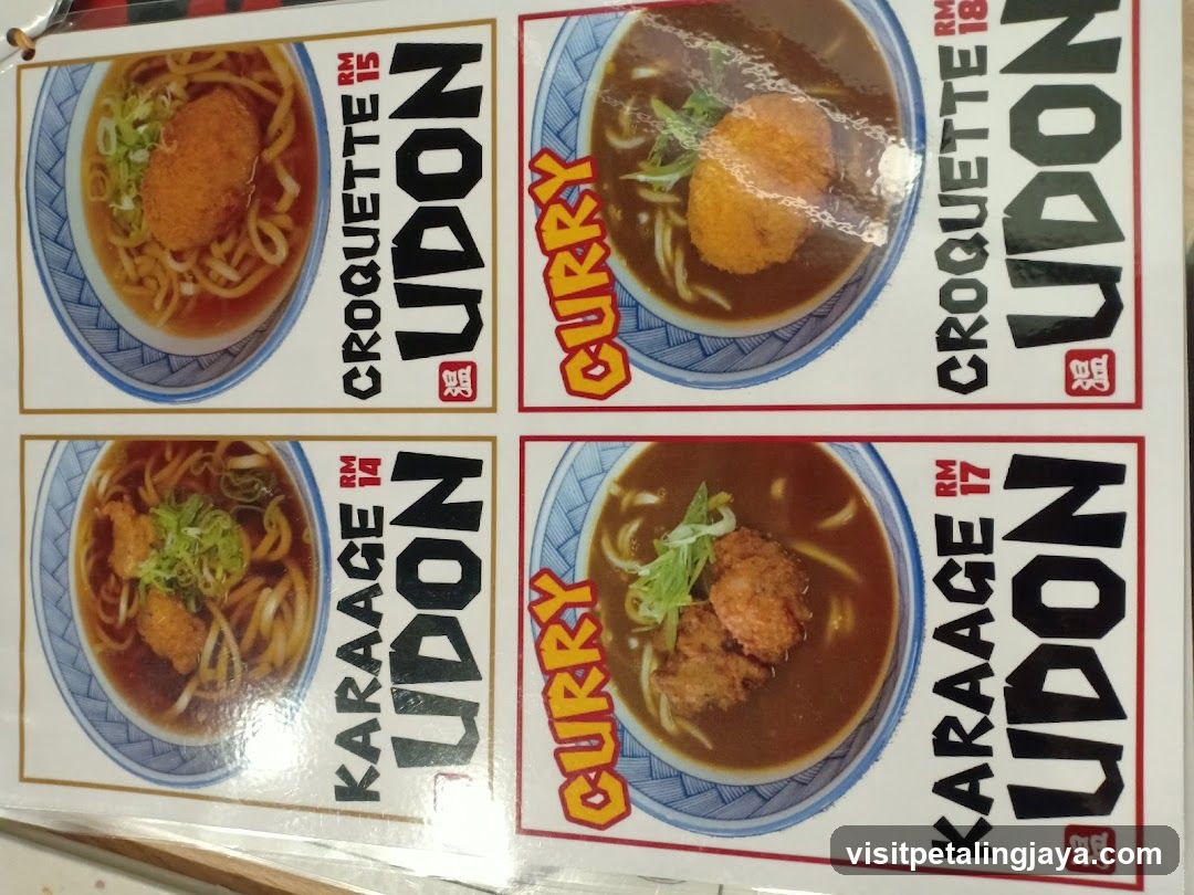 Udon Menu Board