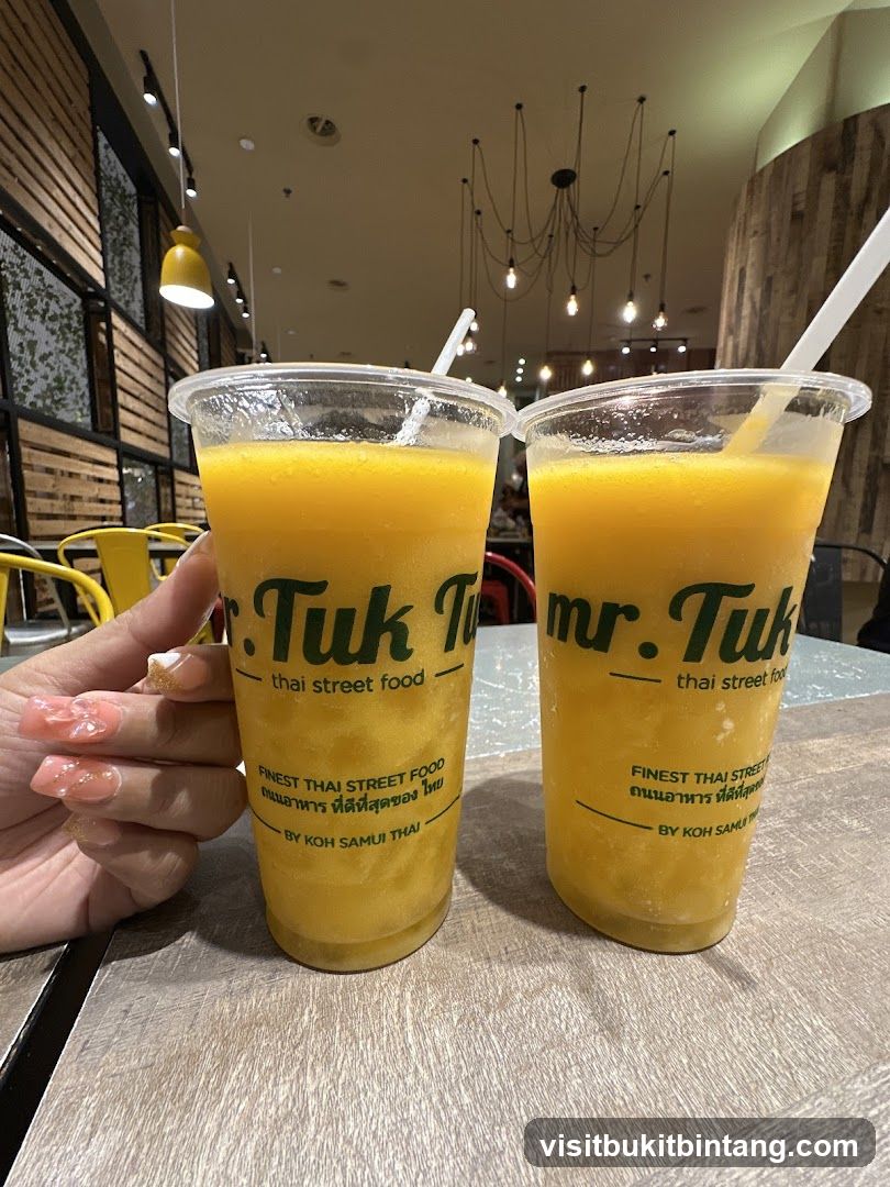 Two Mango Smoothies