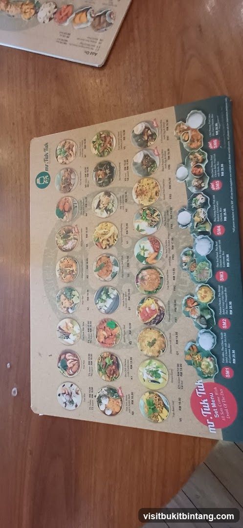 Mr. Tuk Tuk Set Menu