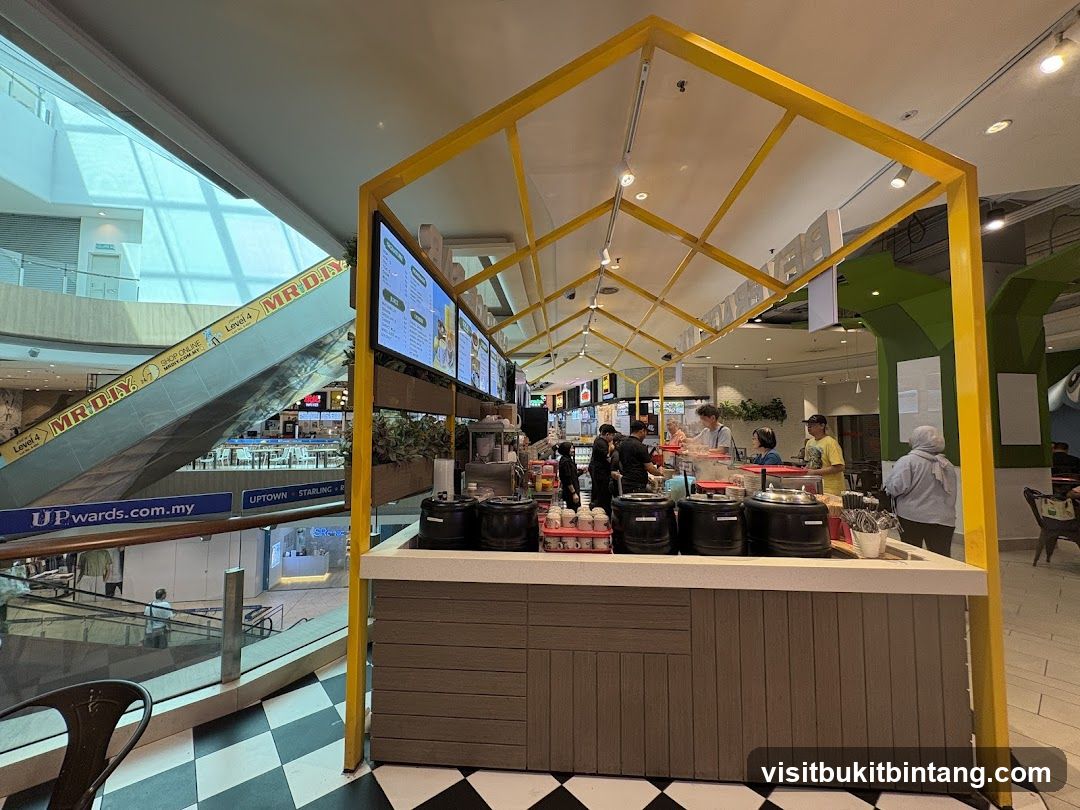 Food stall in a mall