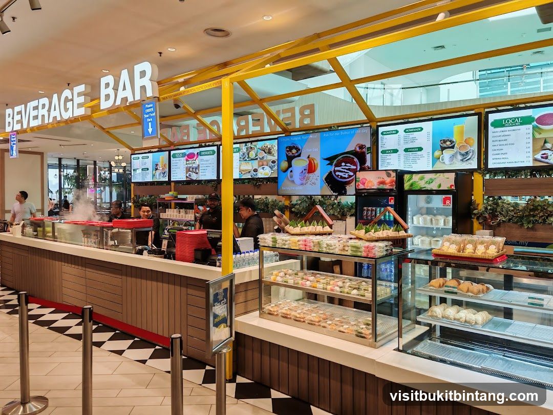 Beverage Bar and Food Display