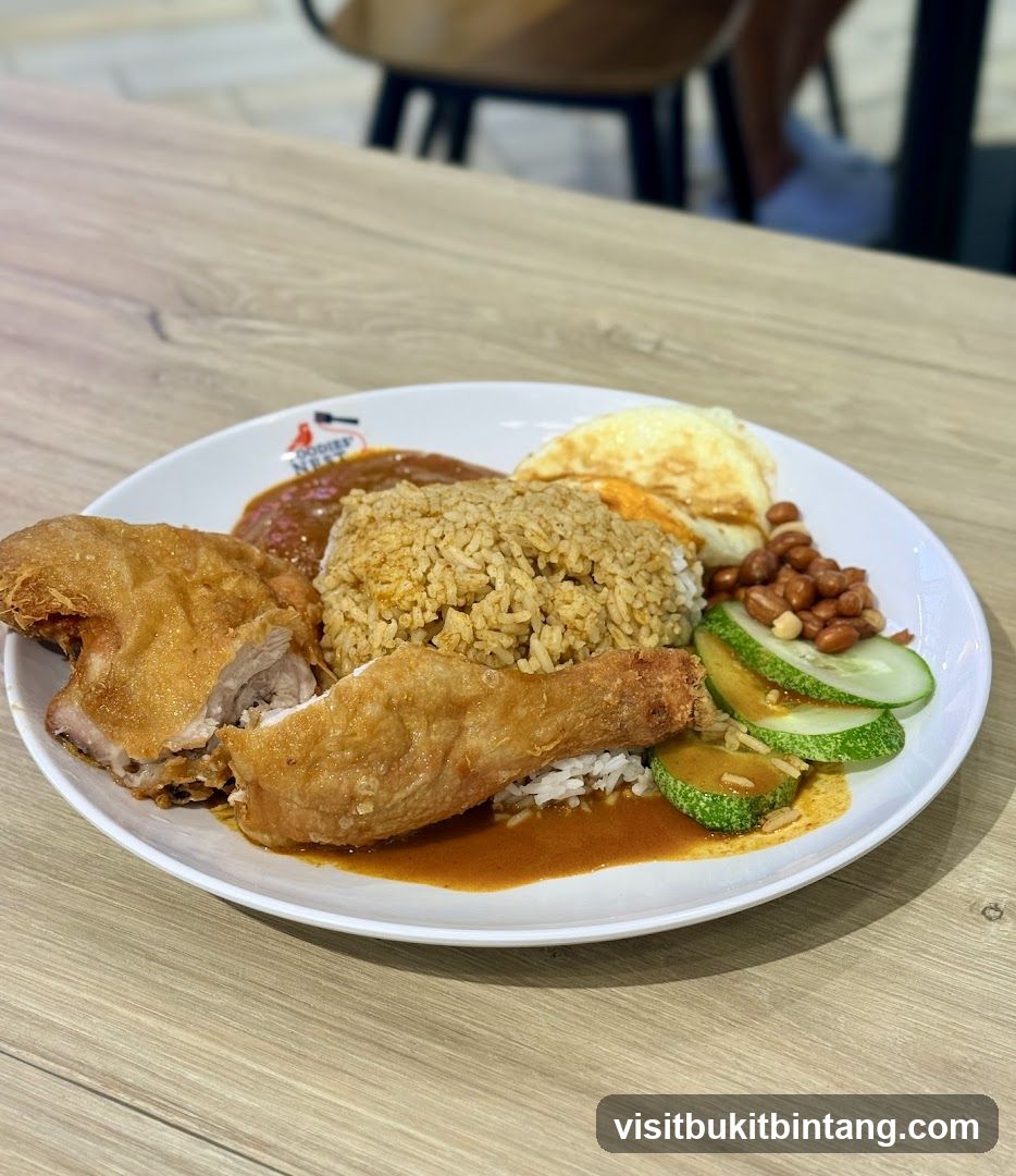 Fried Chicken Rice Plate