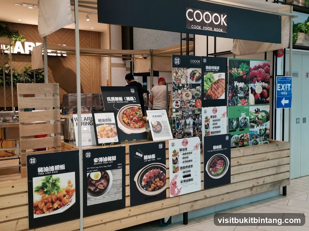 Food Stall with Menu Displays
