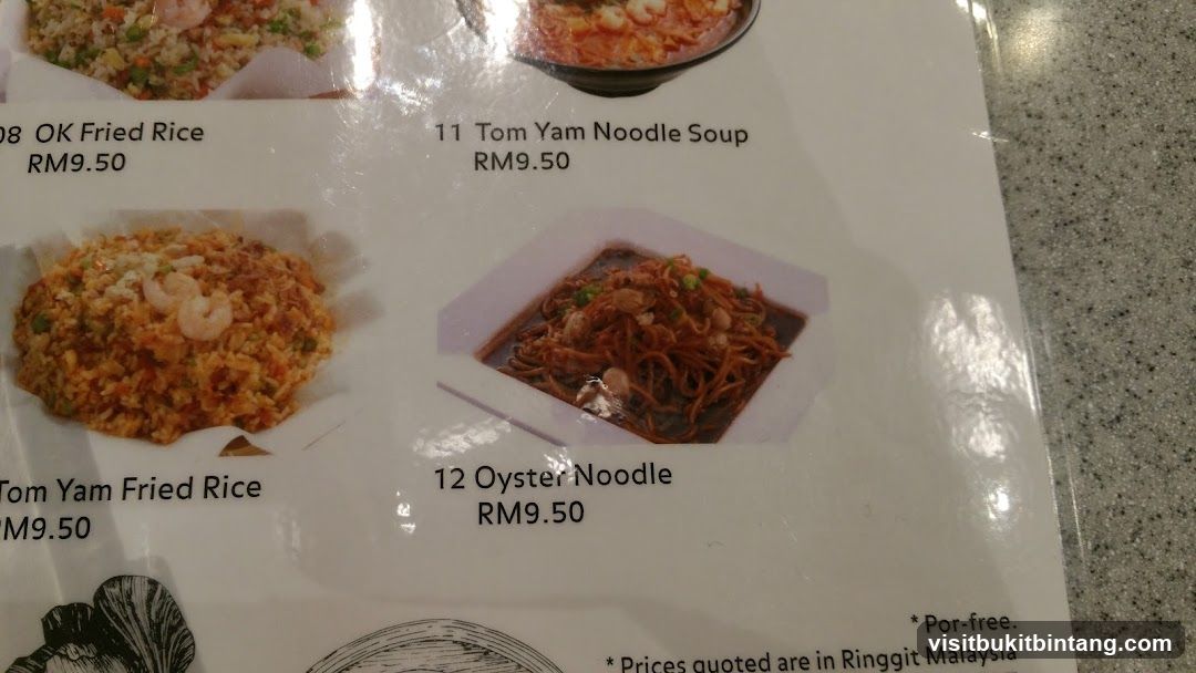 Menu Items