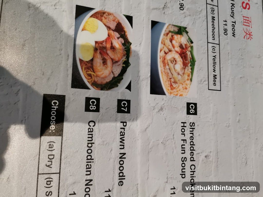 Menu Items