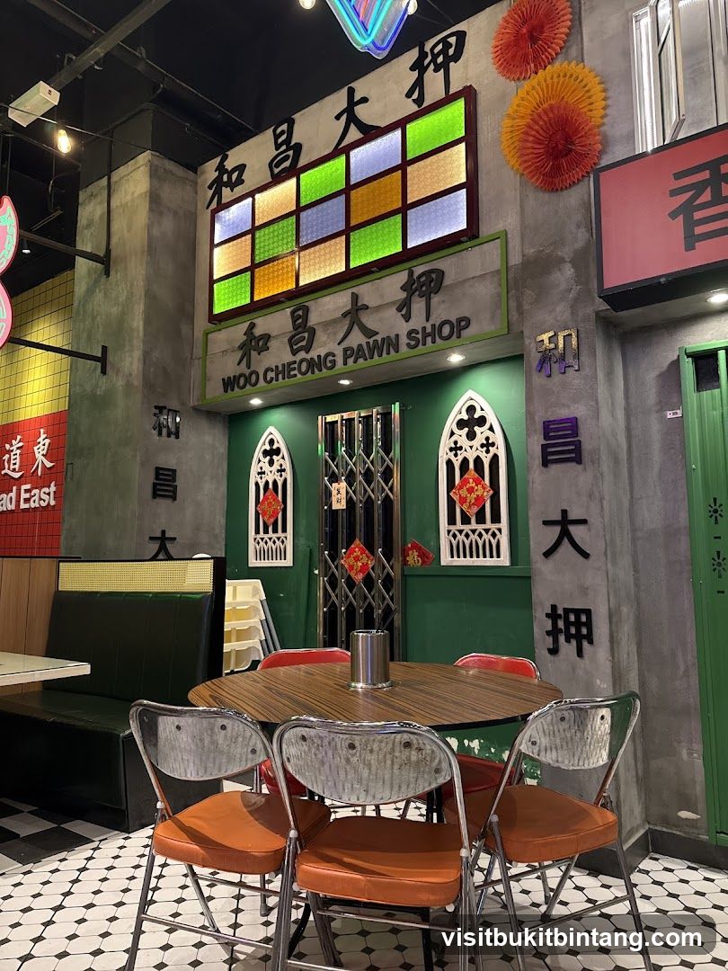 Interior of Woo Cheong Pawn Shop