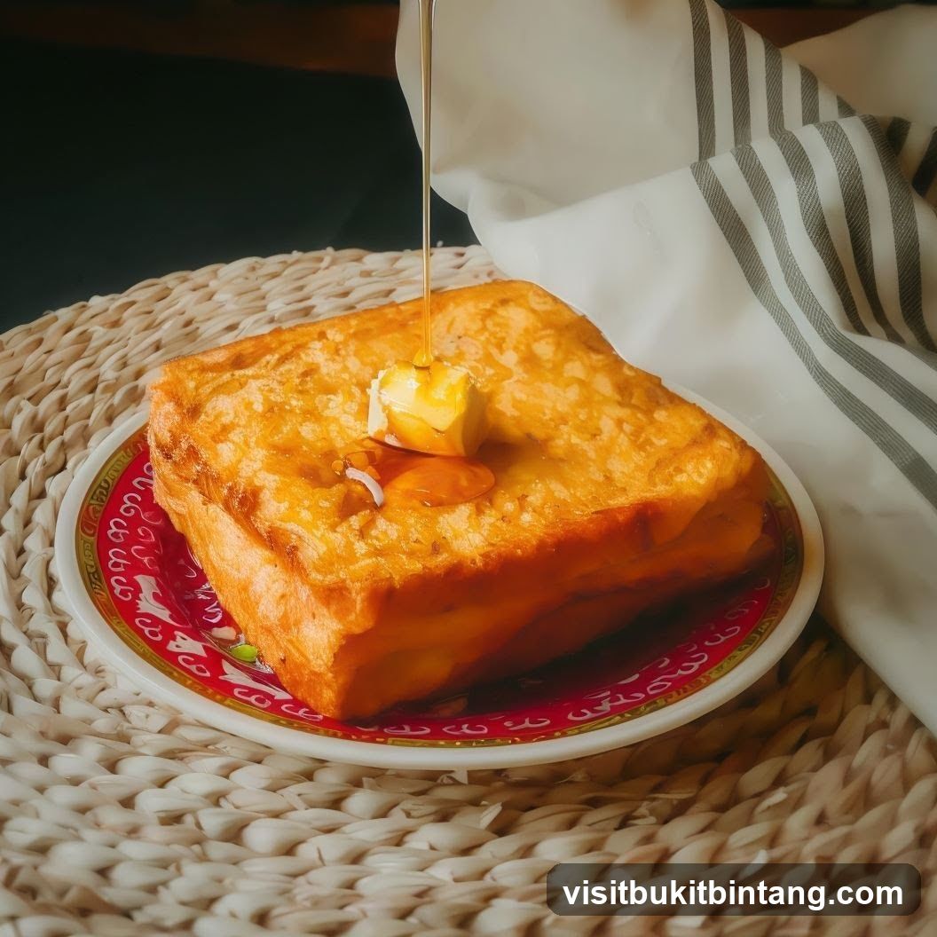 French Toast with Butter and Syrup