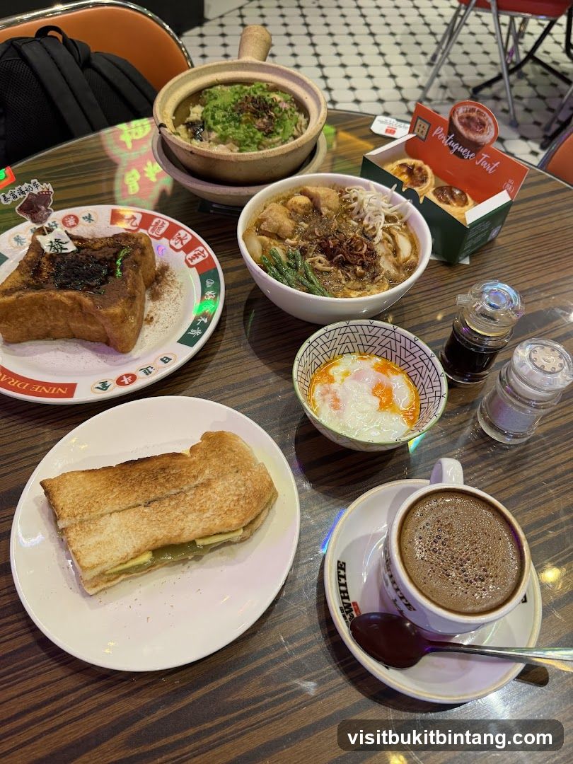 Table with Food and Drinks