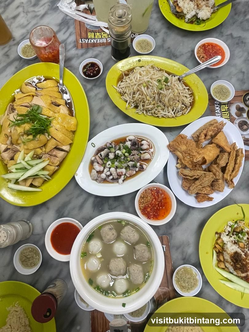 Hainanese Chicken Rice and Sides
