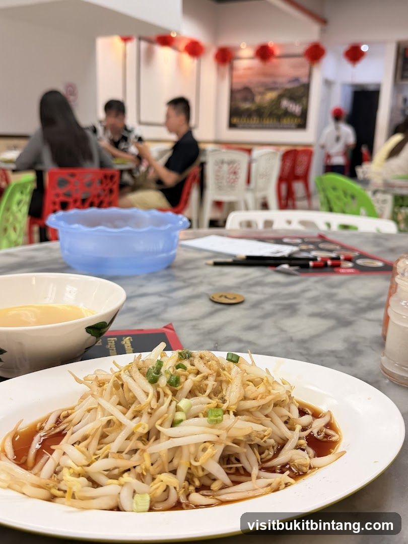 Restaurant Interior with Food