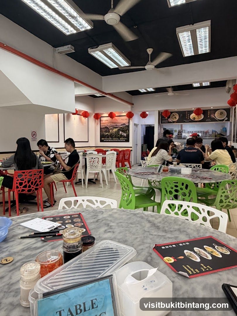 Restaurant Interior with Diners