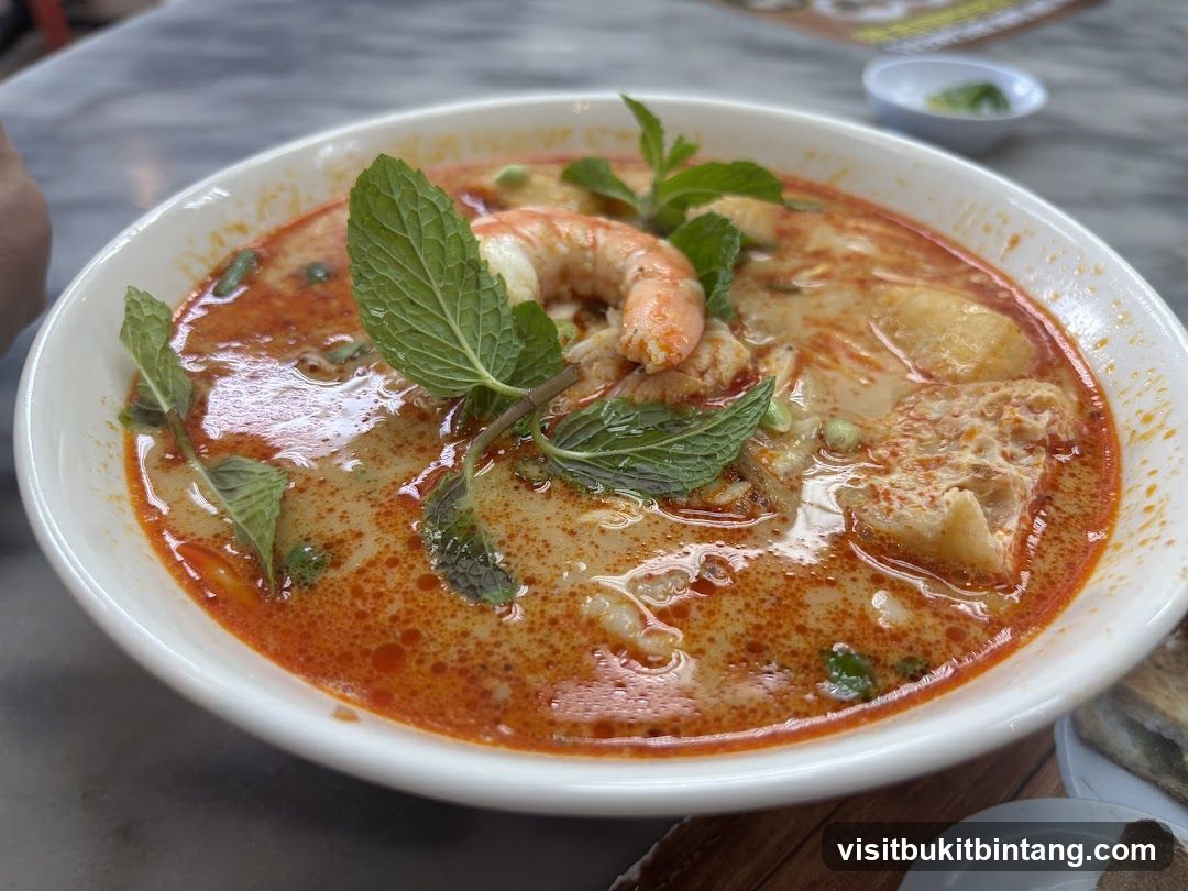 Laksa with Shrimp