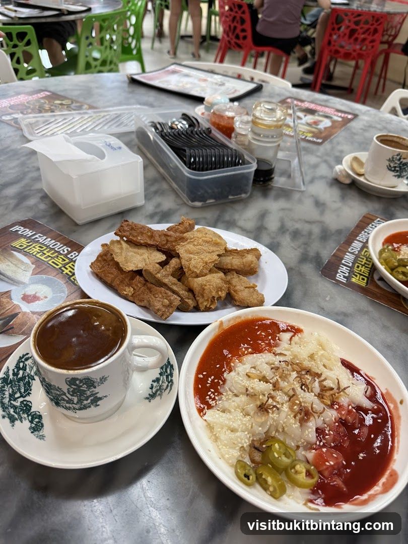 Table with Food and Drinks