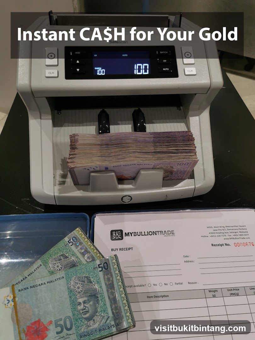 Cash Counting Machine with Malaysian Ringgit Notes