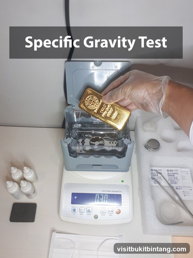 Specific Gravity Test Setup