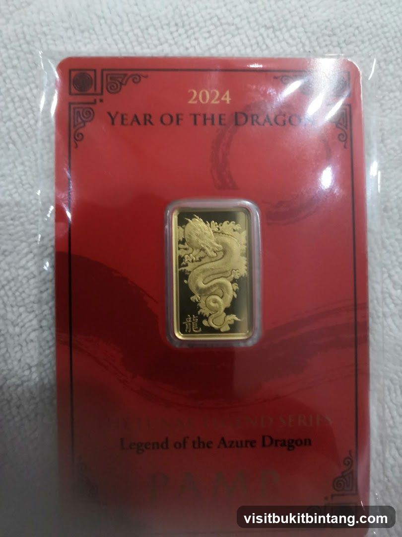 2024 Year of the Dragon Gold Bar