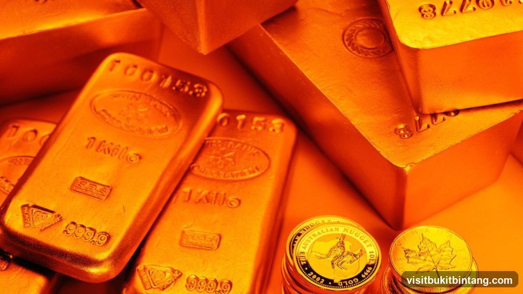 Gold Bars and Coins
