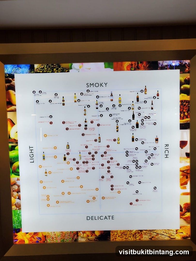Whiskey Flavor Chart