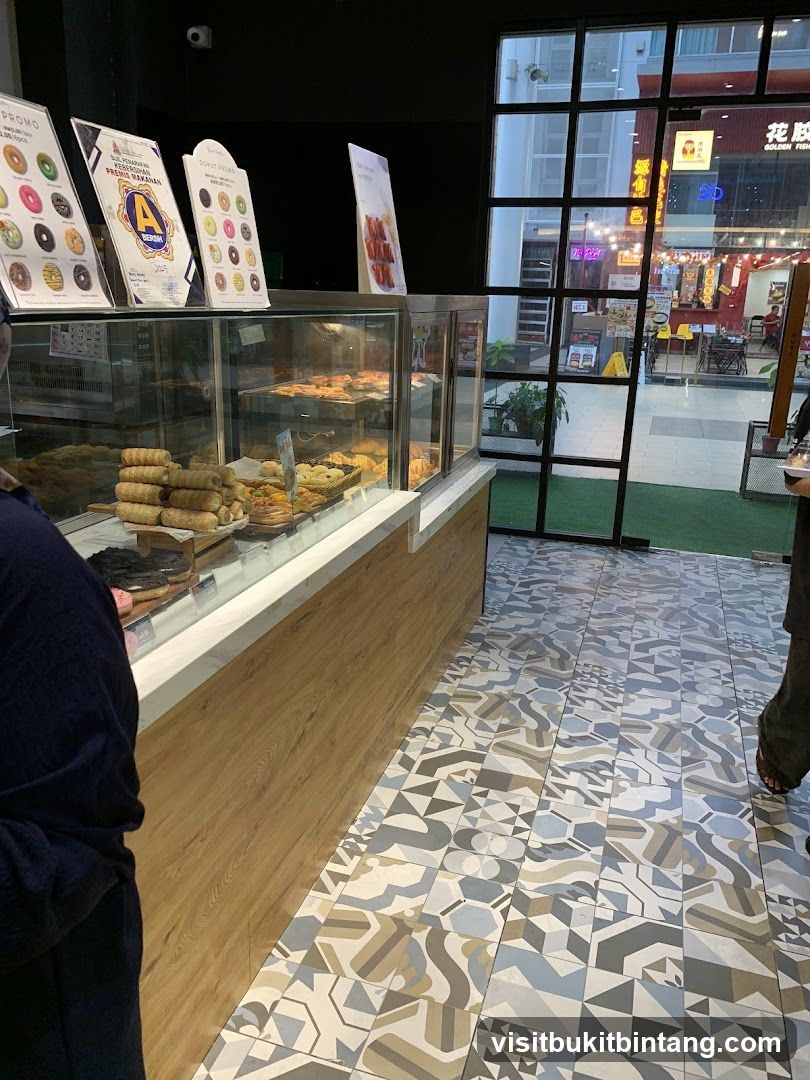 Donut display case