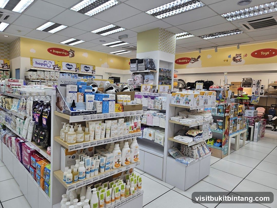 Baby Products Store Interior