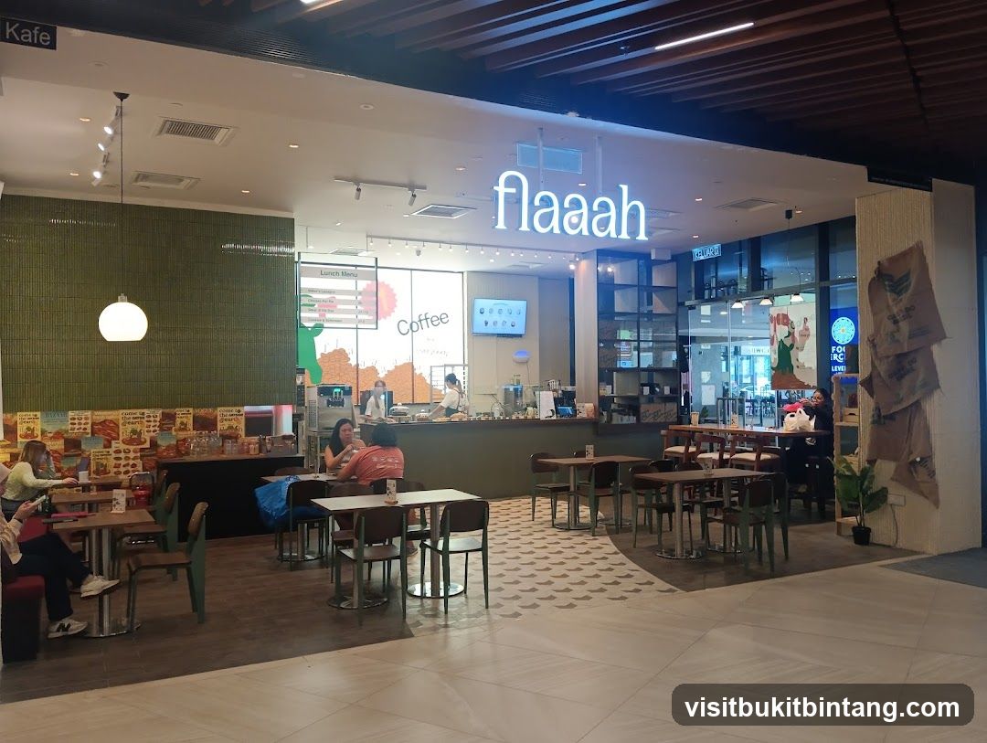 Cafe Interior with Seating and Counter