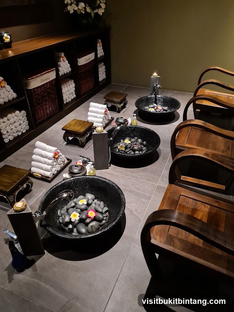 Spa Foot Soak Area