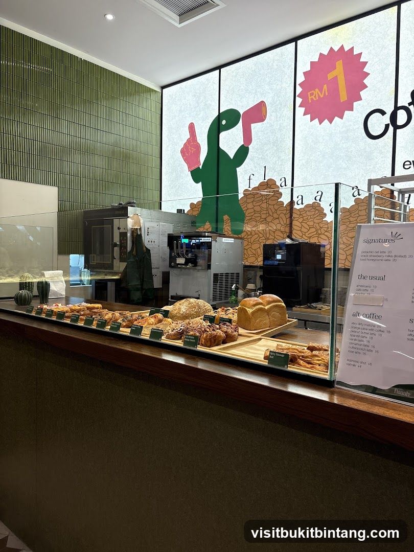 Bakery Display and Menu