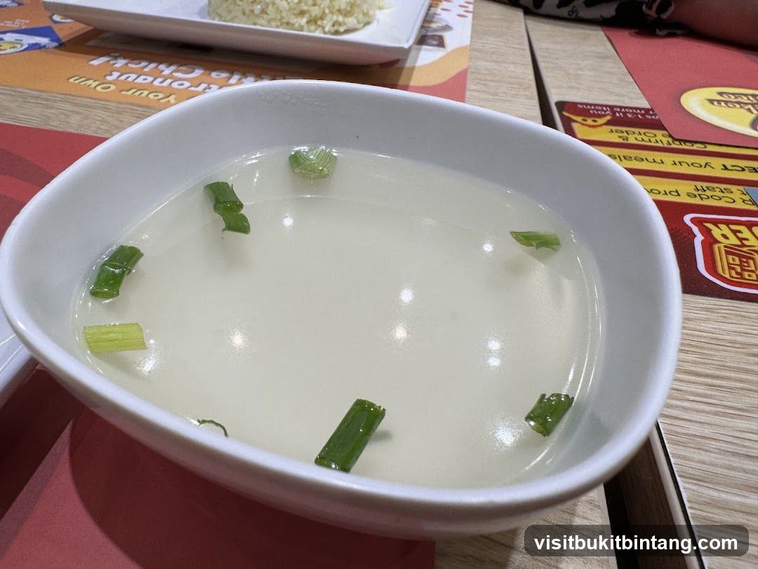 Soup with Scallions