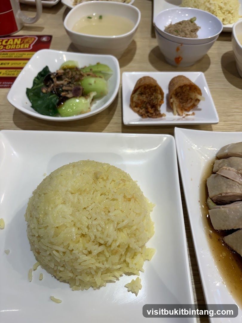 Hainanese Chicken Rice Meal