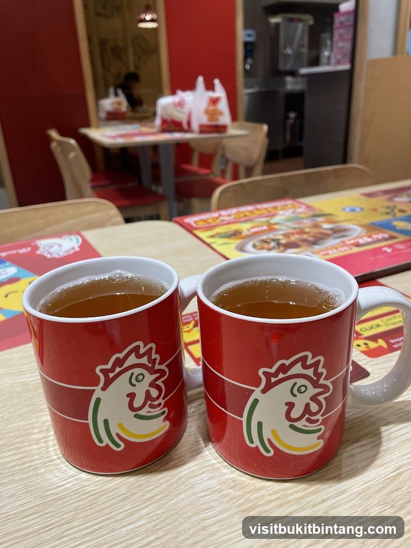 Two mugs of tea on a table