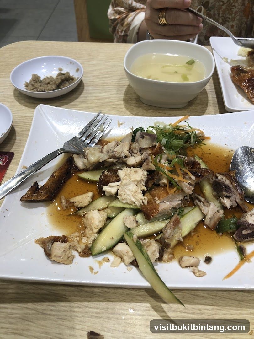 Chicken and Cucumber Dish