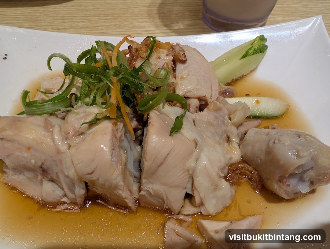 Poached Chicken Dish