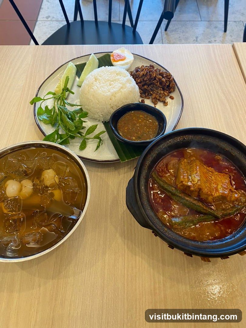 Nasi Lemak and Curry