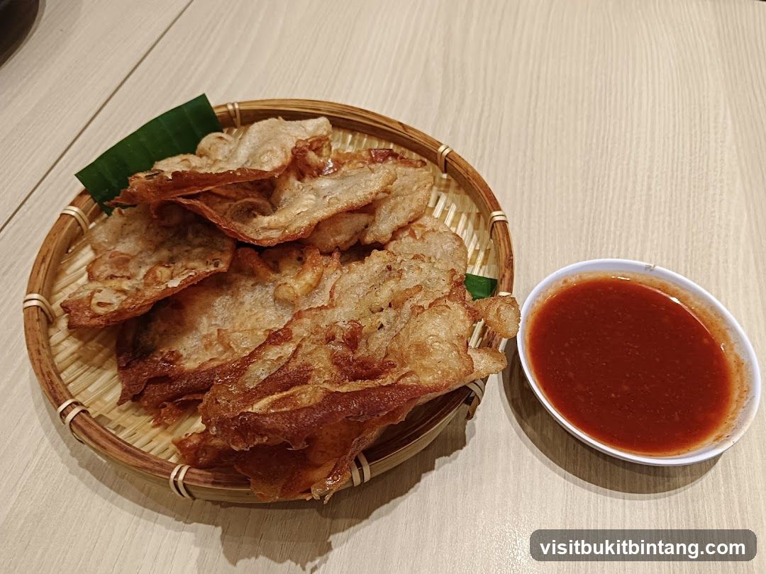 Fried Snacks with Dipping Sauce