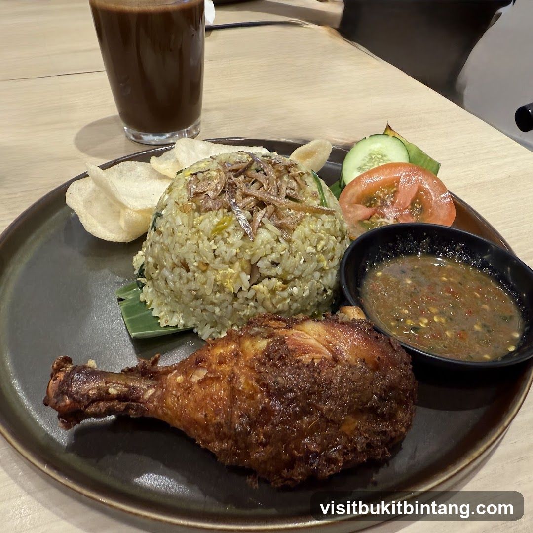 Fried Chicken with Fried Rice