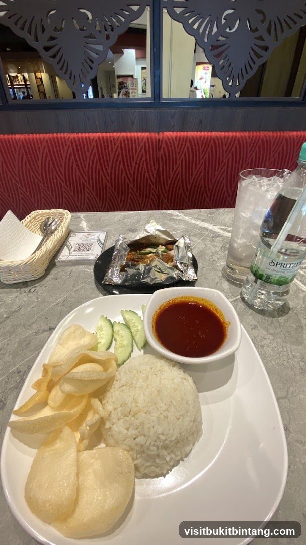 Table Setting with Food