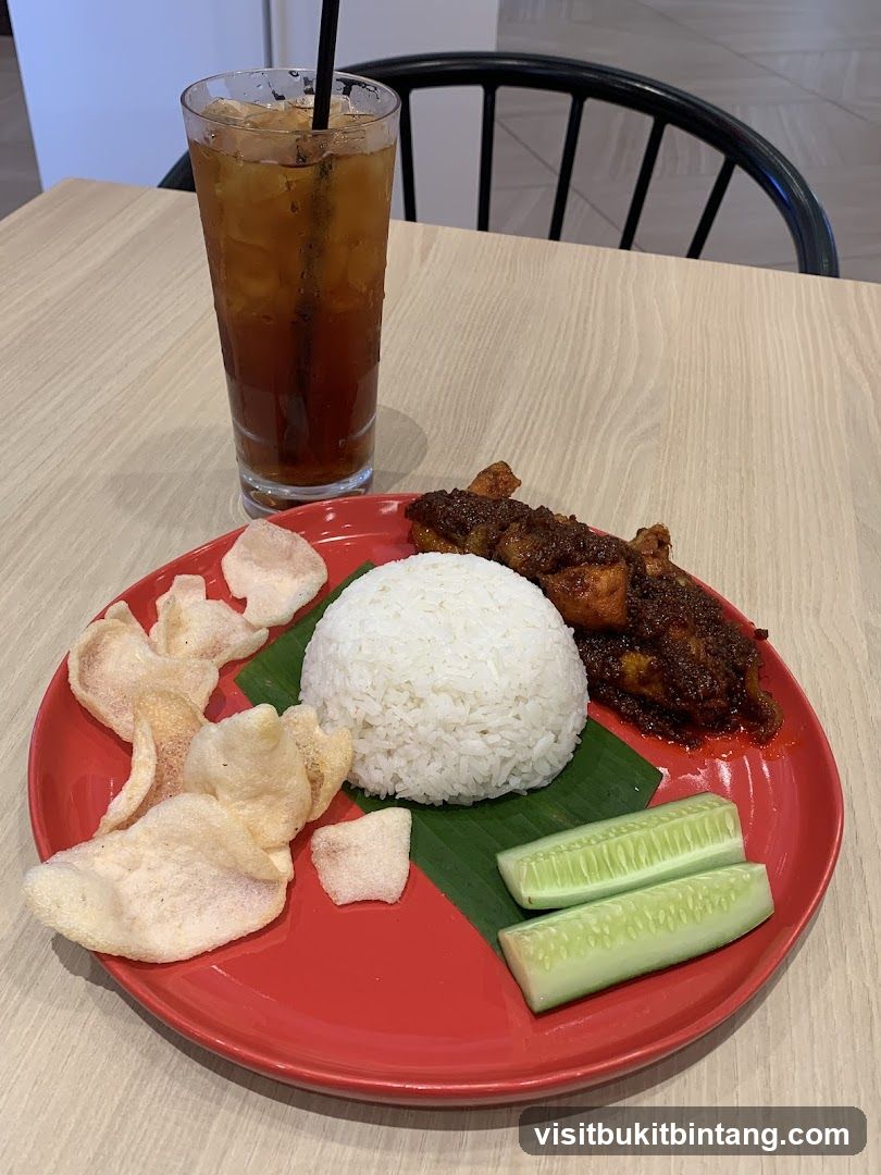 Chicken Rice with Iced Tea