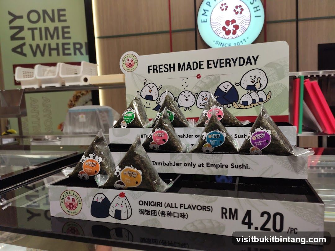 Empire Sushi Onigiri Display