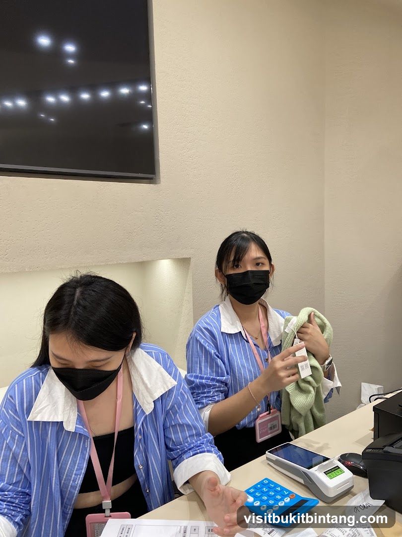 Retail Staff at Counter