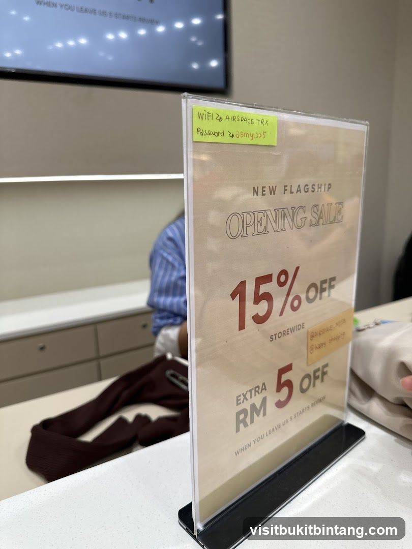 Opening Sale Sign